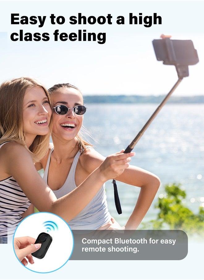PRO LASHBEAUTY - Selfie Stick Tripod with Remote & Lightweight Phone Tripod, Solidest Portable Cell Phone Tripod, Compatible with iPhone/Android - Image 1