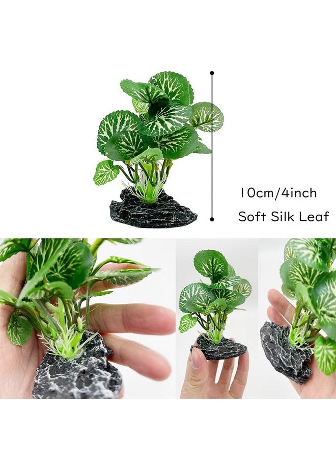 Smoothedo-Pets Fish Tank Decorations Aquarium Decoration 4Inch Ornaments Accessories Betta Fish Rest Leaf Buddha (TypeBSetBuddha)  - Image 4