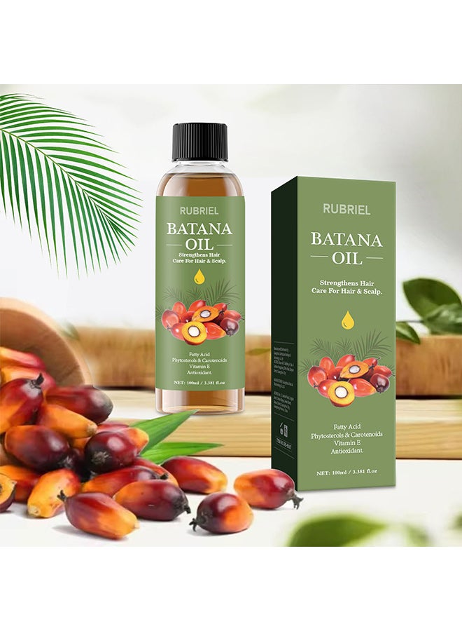 RUBRIEL Batana Hair Care Oil, nourishes, repairs, strengthens and prevents hair loss - 100ml - Image 1