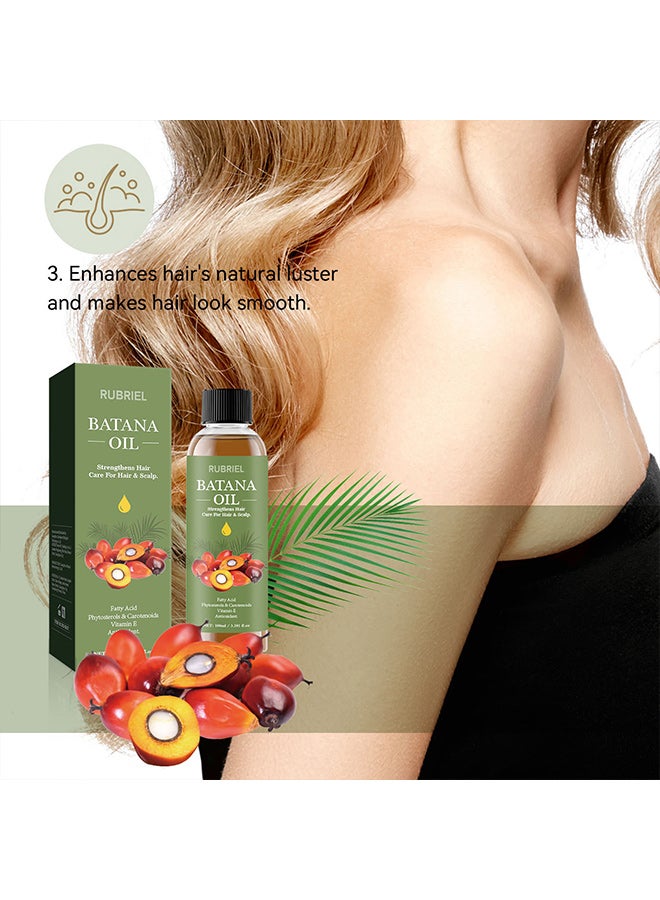 RUBRIEL Batana Hair Care Oil, nourishes, repairs, strengthens and prevents hair loss - 100ml - Image 4