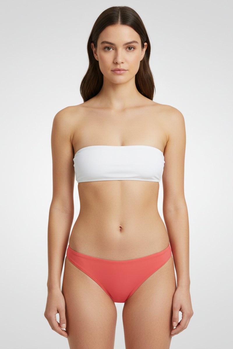 Reserved بيكيني سفلي عادي للنساء، وردي - Image 1