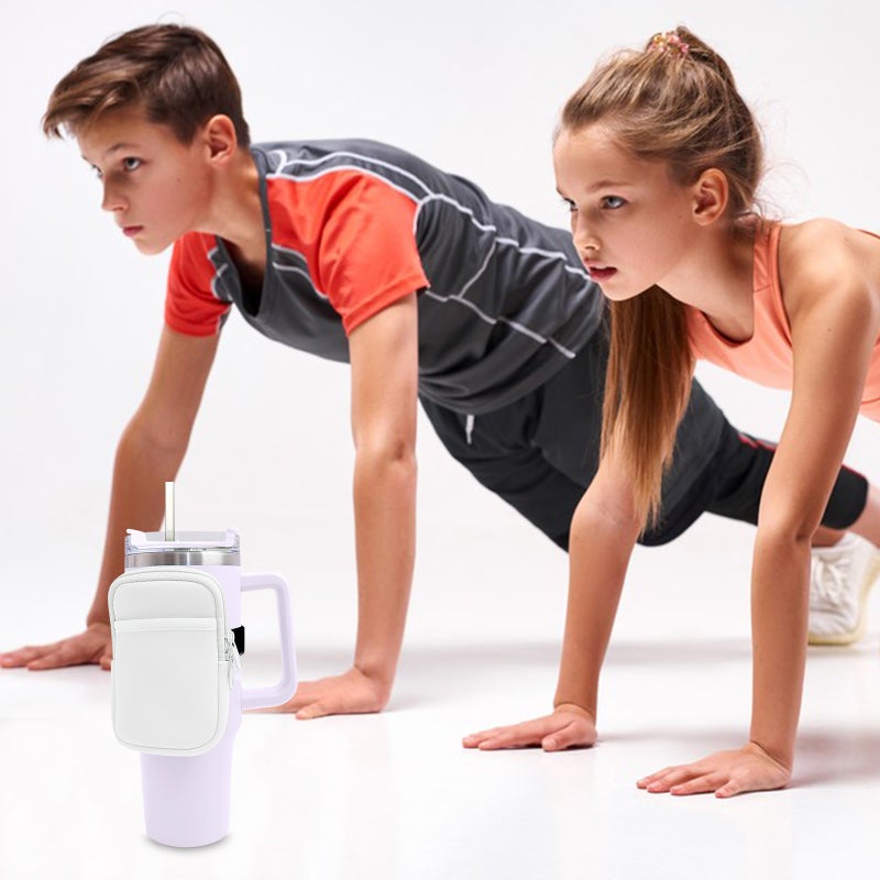 Water Bottle Pouch for Tumbler Anti-skid Pocket Cover for Water Bottle Outdoor Bottle Pouch Protector - Image 3