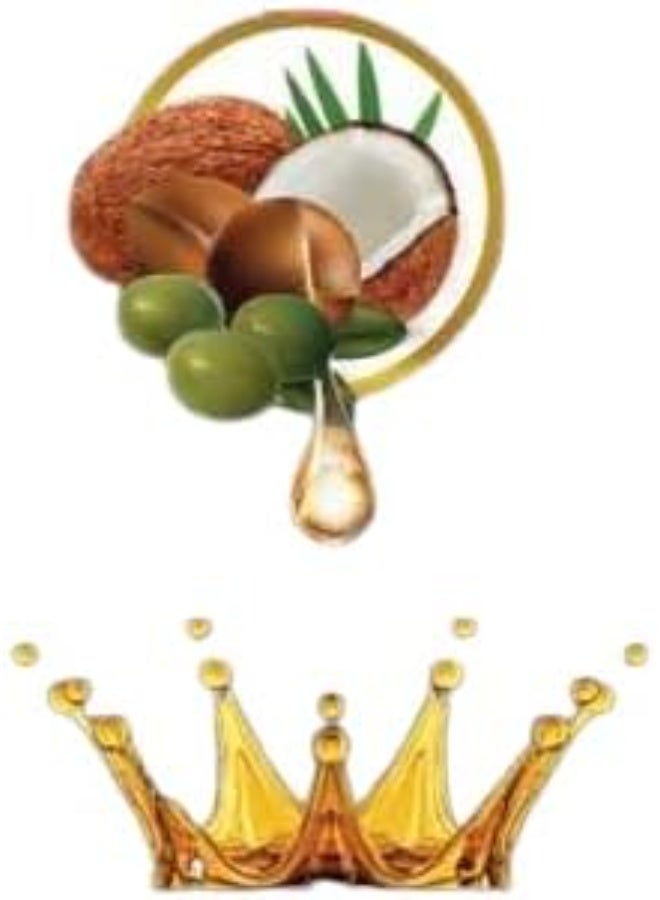كويني كازارا زيت الأرغان وجوز الهند وزيت الزيتون (قوة مزيج الزيوت الثلاثية) - استخدام واحد كامل / مجموعة فرد الشعر بدون صودا كاوية (ممتازة) - (للحصول على شعر ناعم ولامع وصحي) - Image 3