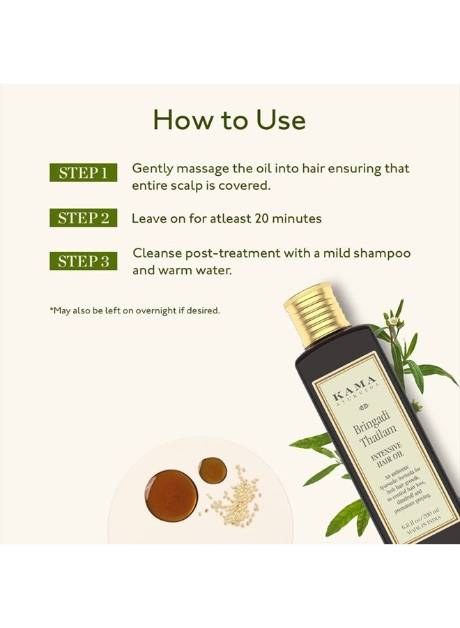 Kama Ayurveda Bringadi Intensive Hair Treatment, 100ml - Image 5