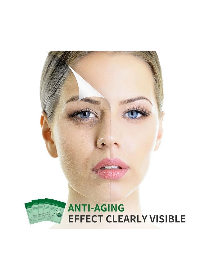 IREV Pack of 10 Collagen Face Mask, Face Masks Skincare with Coenzyme Q10 Retinol Anti Aging Facial Masks Skin Care Hydrating Face Beauty Care Masks for Deep Repairing and Moisturizing Anti Wrinkles - Image 4