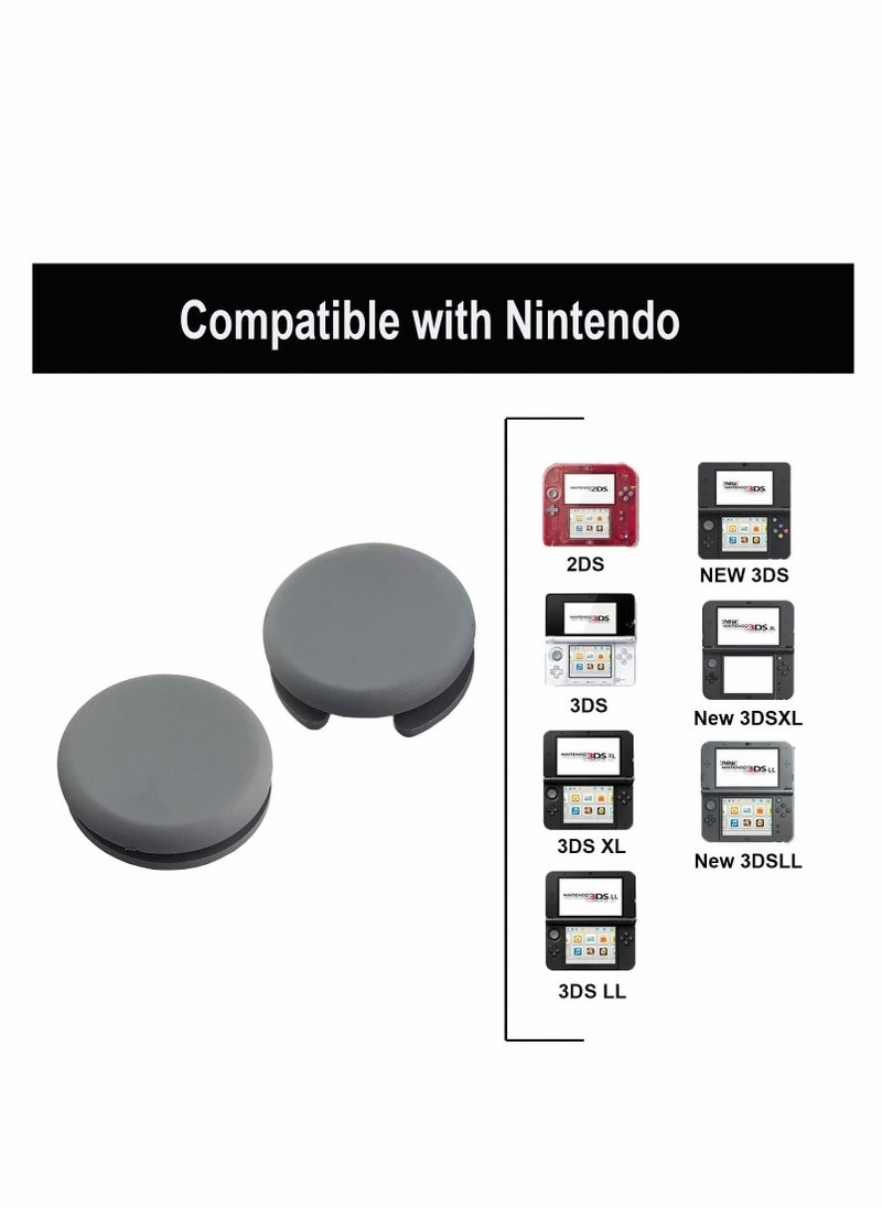 SYOSI - 2Pcs Analog Stick Cap Replacement 3D Joystick Cover for 2DS/3DS/3DSXL/3DSLL/New 3DS/New 3DSXL/New 3DSLL Controller - Image 1
