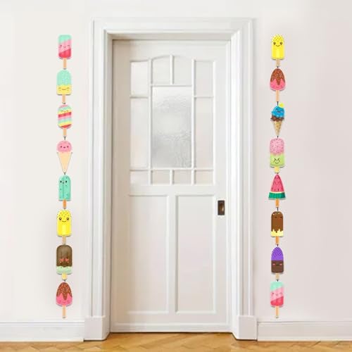 Suruchi Strokes Ice Cream Theme Birthday Decoration | Candy Land Theme Birthday Party Frills | Hanging Set - Image 5