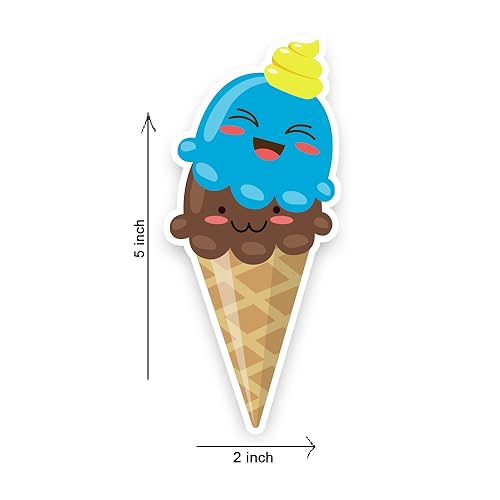 Suruchi Strokes Ice Cream Theme Birthday Decoration | Candy Land Theme Birthday Party Frills | Hanging Set - Image 2