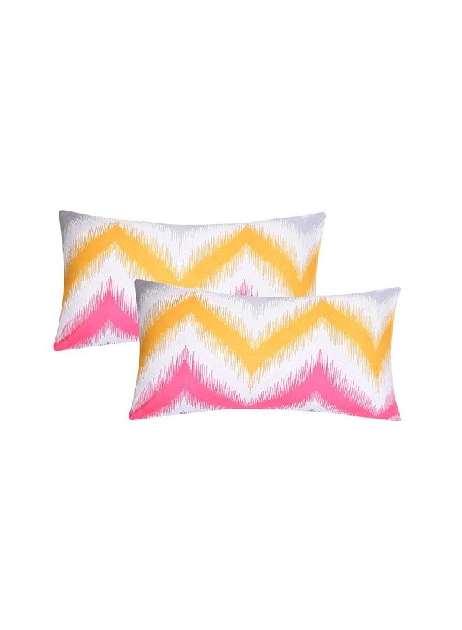 Status Contract -Cotton Rich Double Bedsheet with 2 Pillow Covers for Bed Room, Home, Hotel-120 GSM (Pink Red) - Image 5