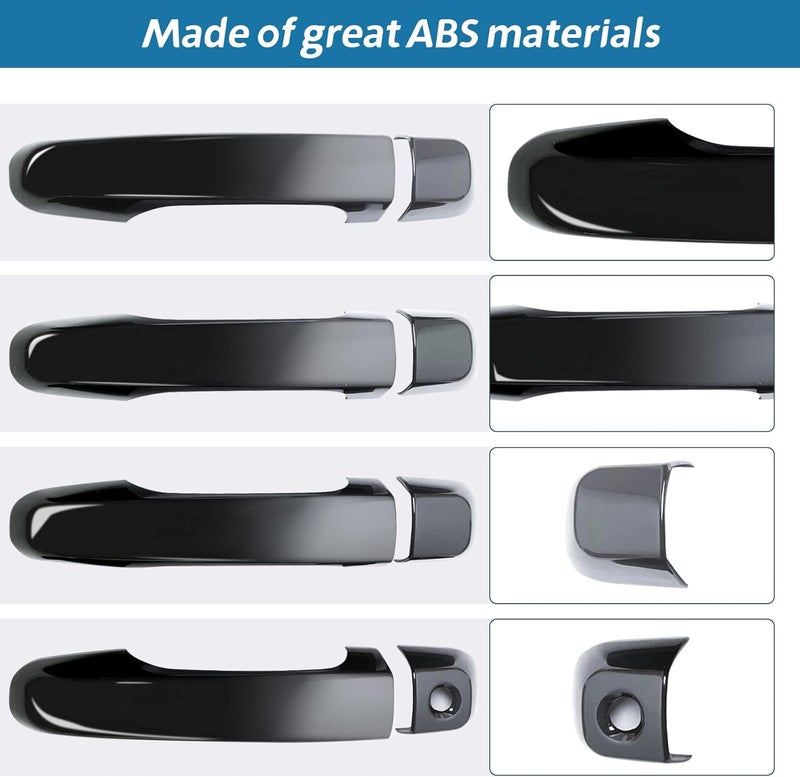 BENXUTO Door Handle Cover Trim for Toyota 4Runner 2010-2022 - Image 4