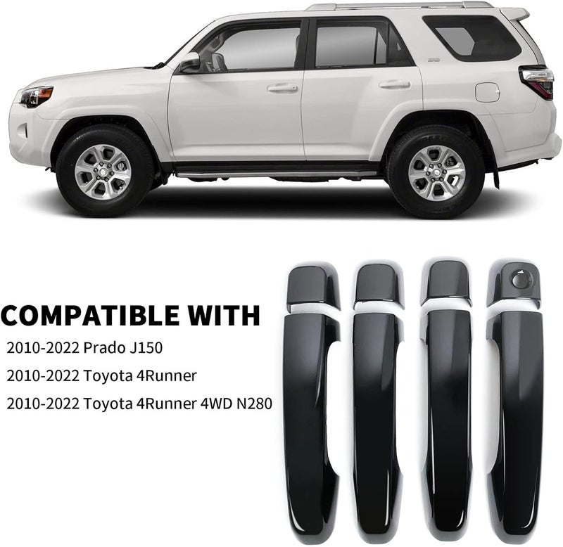 BENXUTO Door Handle Cover Trim for Toyota 4Runner 2010-2022 - Image 3