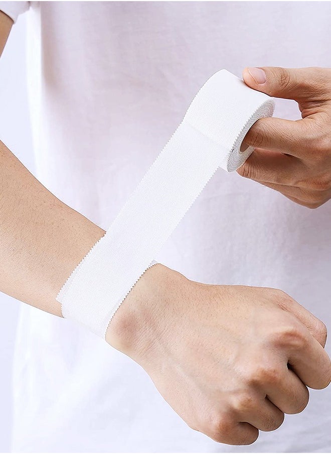 GROIC - 2 Pack Athletic Pre Wrap Tape & Self Adhesive Bandage, Premium Athletic Tape Easy Tear Sports Foam Bandage, Sport Pre wrap Athletic Tape for Ankles Wrists Hands Elbows and Knees - Image 1