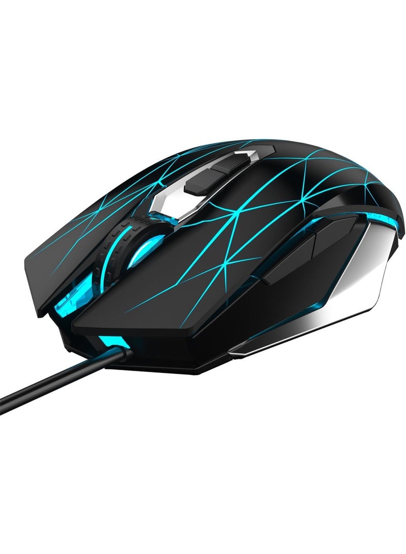 Aula S50 7-Button Gaming Mouse, 4800 DPI, Optical, USB Wired LED Backlight - Image 2