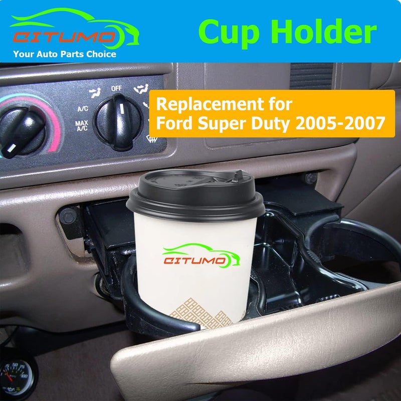 Citumo Flint Gray Dash Cup Holder for Ford Super Duty - Image 2