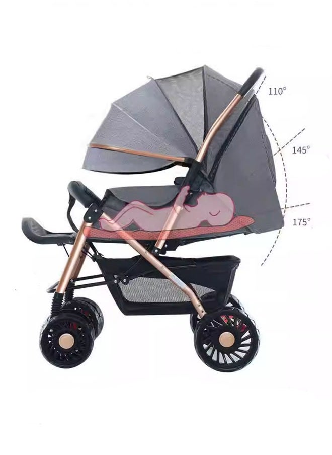 keke Adjustable Baby Single Stroller With Storage Basket, Easy To Fold, and Compact Design  - Image 5