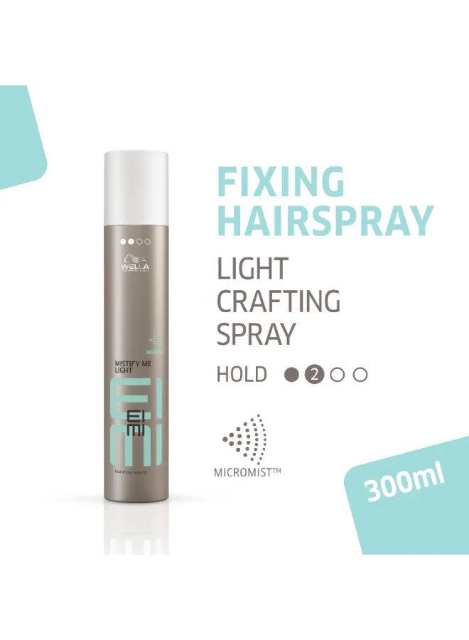 Wella Professionals Eimi Mistify Me Light Hold Fast Drying Hair Spray 300Ml