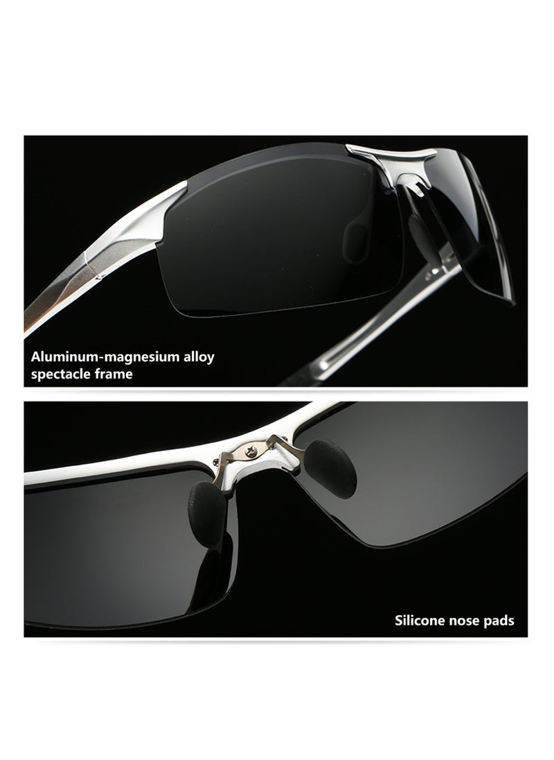 NOVOLAN - NOVOLAN Sports Polarized Sunglasses UV Protection Sunglasses, Ultra Lightweight Rectangular Polarized for Men and Women Camping Baseball Cycling Running Driving Fishing Golf Motorcycle - Image 1