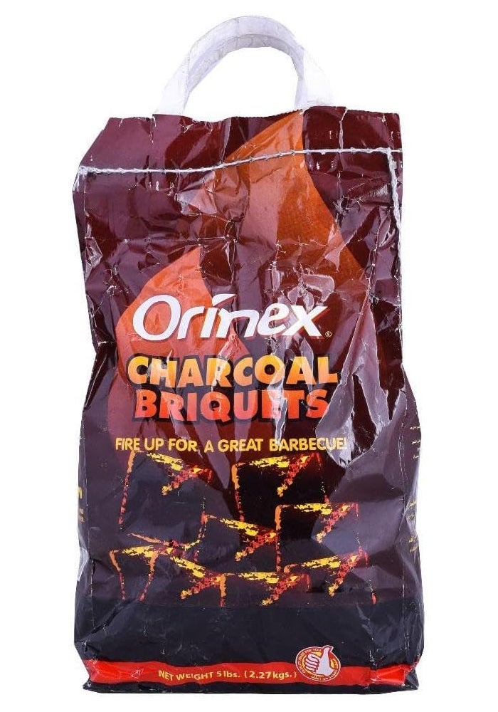Orinex Charcoal Briquettes 5 lb - Perfect for Barbecues