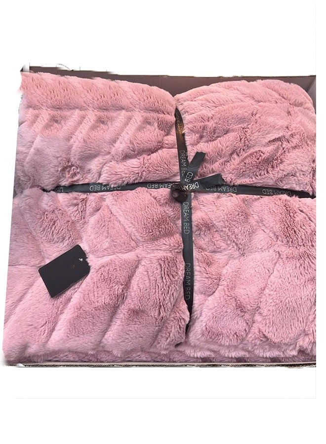 PACHA HOME Lala quilt model - with 2 pillowcases size 50 cm x 75 cm + comforter size 220 cm x 240 cm - Color: Kashmir - Image 2