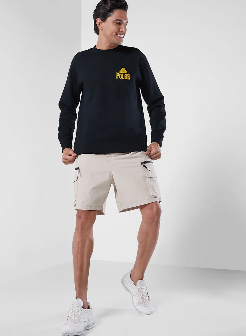 poler Fruit Sticker Sweatshirt