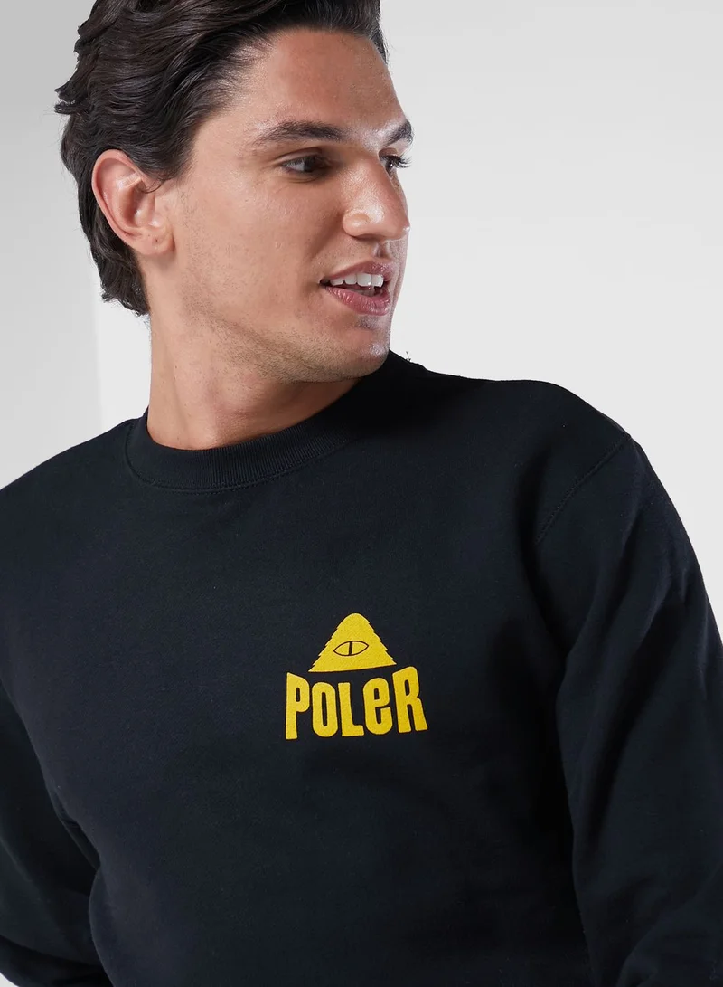 poler Fruit Sticker Sweatshirt
