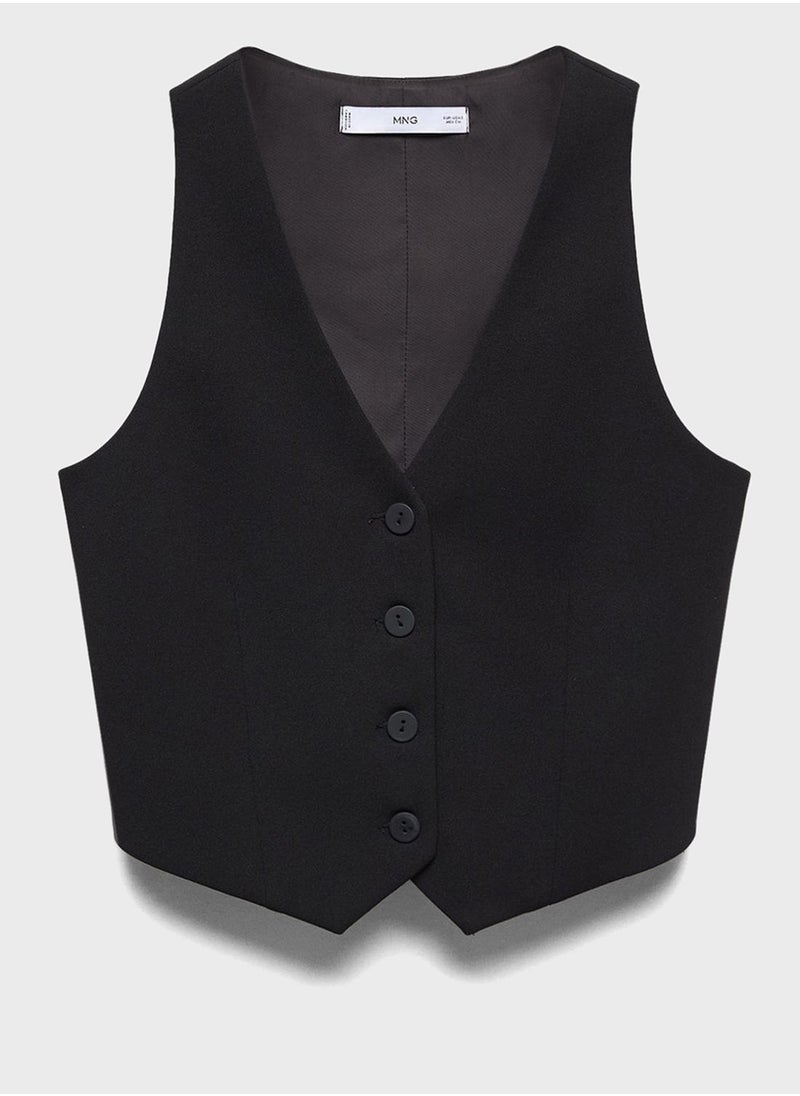 Button Down Waistcoat