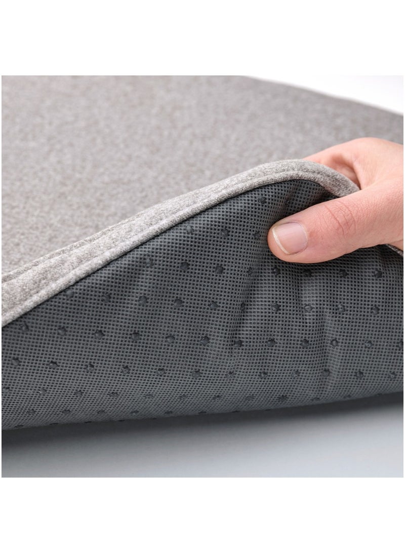 Chair Pad Grey 32.6/31.3x33x3 cm - Image 3
