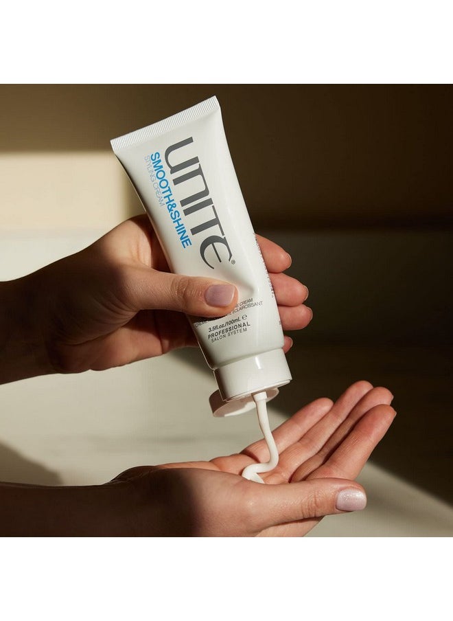 UNITE Hair Smooth & Shine Styling Cream 3.5 Fl Oz (Pack Of 1) White  - Image 5