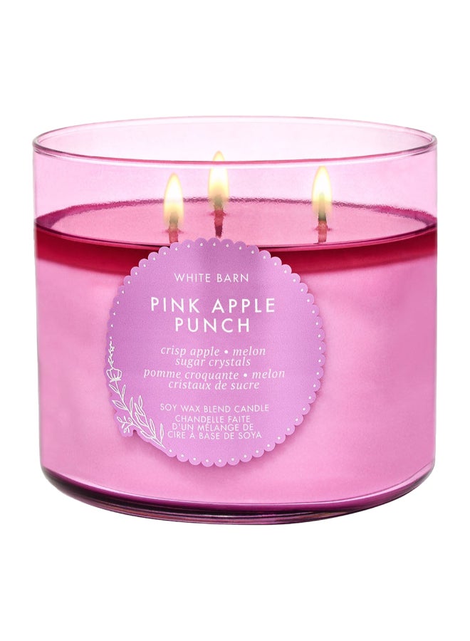 Bath & Body Works Pink Apple Punch 3-Wick Candle
