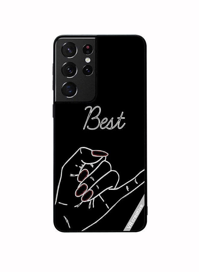 VR CREATIVE Protective Case Cover For Samsung Galaxy S21 Ultra 5G Friend Design Multicolour - Image 1