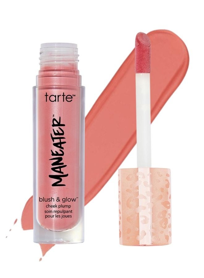 Tarte Cosmetics Tarte Maneater™ Blush & Glow™ Liquid Blush – Cheek Plump Pink | Radiant Glow Finish, Buildable Liquid Formula, 8 mL - Image 1