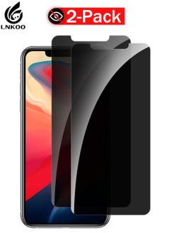 LNKOO Tempered Glass Screen Protector with Anti-Spy Feature for iPhone 11 Pro Max / XS Max - Privacy Protection and Maximum Screen Protection Against Scratches and Breakage.  - Image 1