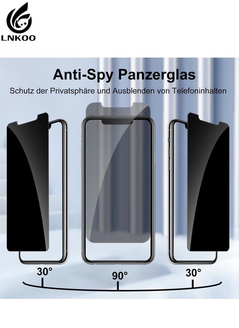 LNKOO - Tempered Glass Screen Protector with Anti-Spy Feature for iPhone 11 Pro Max / XS Max - Privacy Protection and Maximum Screen Protection Against Scratches and Breakage. - Image 1