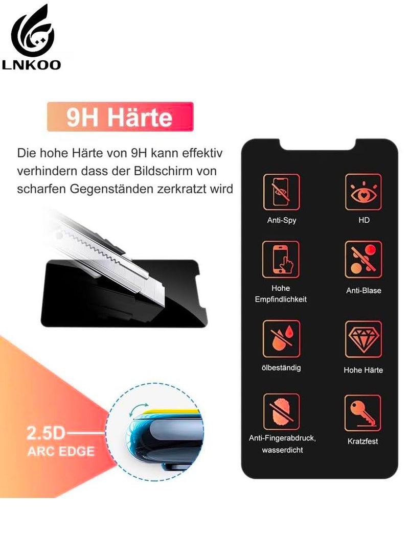 LNKOO - Tempered Glass Screen Protector with Anti-Spy Feature for iPhone 11 Pro Max / XS Max - Privacy Protection and Maximum Screen Protection Against Scratches and Breakage. - Image 1