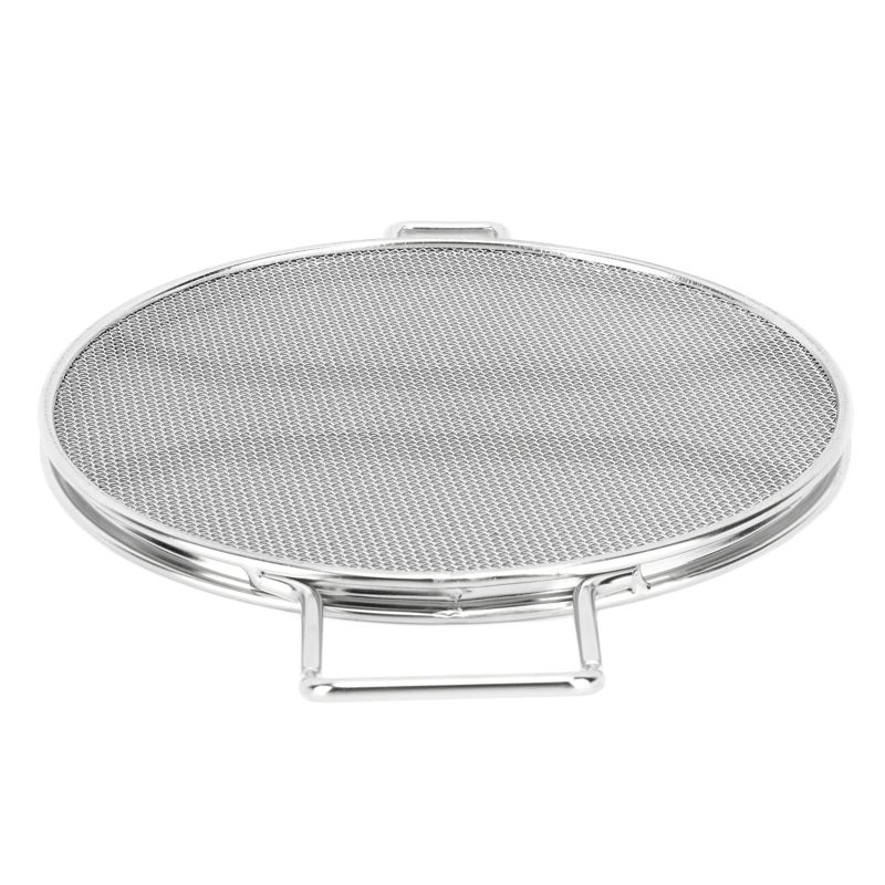 Detachable Splatter Shield: Stainless Steel, Dishwasher Safe, Fine Grid Design - Fryer Splatter Guard for Ninja Foodi IG651, Kitchen Safety & Clean Cooking - Image 4