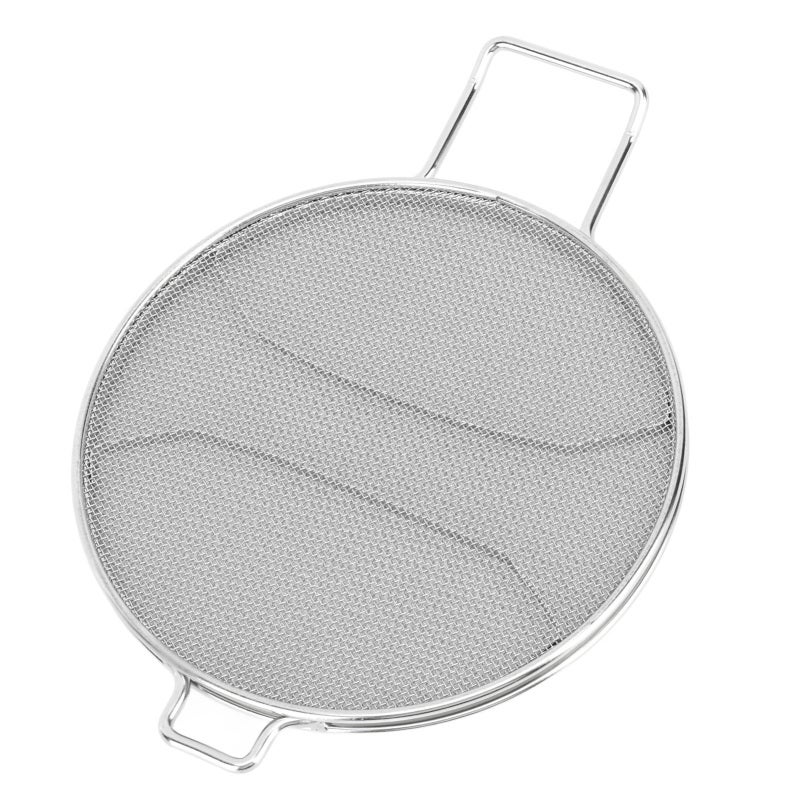 Detachable Splatter Shield: Stainless Steel, Dishwasher Safe, Fine Grid Design - Fryer Splatter Guard for Ninja Foodi IG651, Kitchen Safety & Clean Cooking - Image 2
