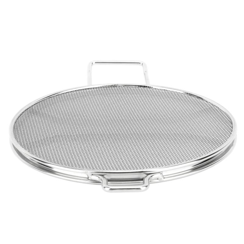 Detachable Splatter Shield: Stainless Steel, Dishwasher Safe, Fine Grid Design - Fryer Splatter Guard for Ninja Foodi IG651, Kitchen Safety & Clean Cooking - Image 5