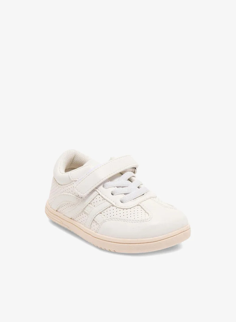 بيرفيت Boys Perforated Hook & Loop Ankle Sneakers