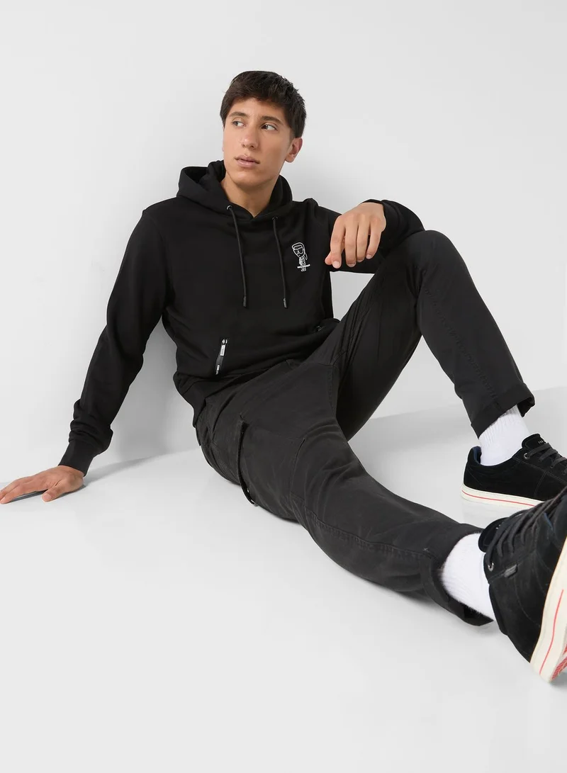 Karl Lagerfeld Logo Hoodie