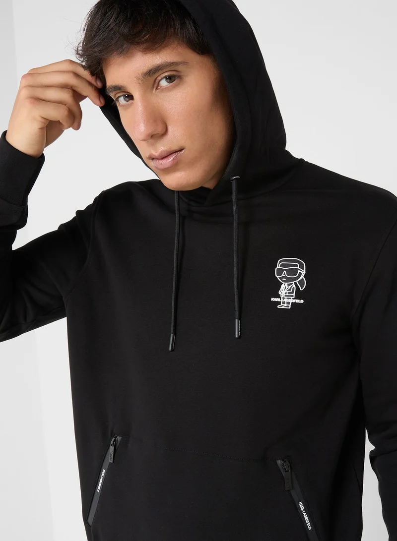 Karl Lagerfeld Logo Hoodie