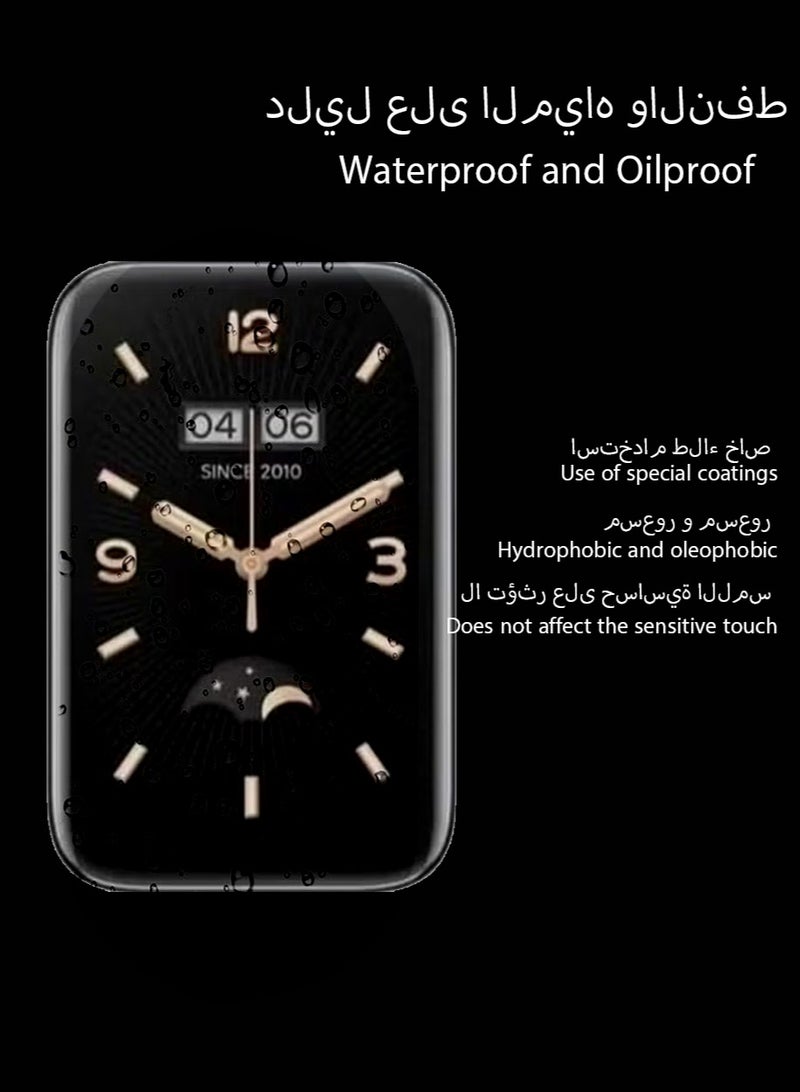 2 PCS Xiaomi Band 7 Pro Screen Protectors, [Anti-Oil] [Anti-Bubble] [HD Clear] Full Protection Soft Screen Protector Glass Film Explosion-proof LCD Watch for Xiaomi Band 7 Pro - Image 5