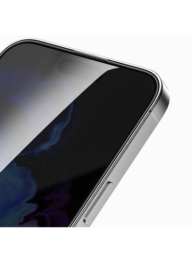 اس-توب واقي شاشة للخصوصية لـ آيفون 15 (iPhone 15)، واقي من الزجاج المقسى بدرجة صلابة 9، مضاد للخدش و مضاد للتجسس (لقافة) و بوضوح عالي HD جودة عالية وحماية من الدرجة العسكرية من S-TOP - Image 4