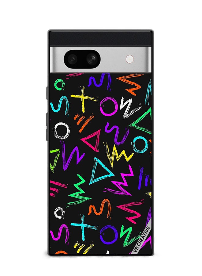 VR CREATIVE Protective Case Cover For Google Pixel 7a Design Multicolour - Image 1