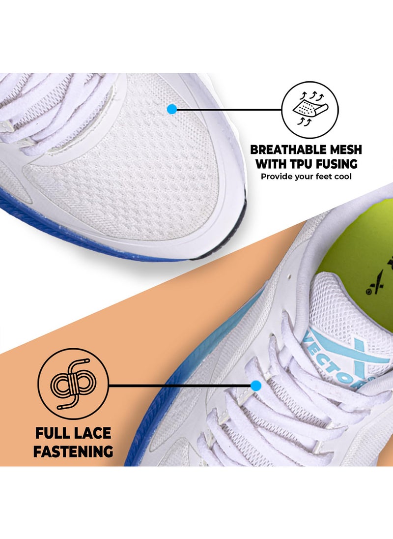 Vector X - Unicorn Running | Jogging Shoe | 6 UK / 7US / 40EU | Outer Material : Mesh | Sole Material : EVA | Lightweight - Image 1