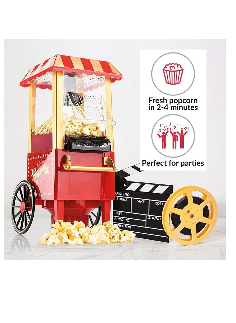 Generic - Popcorn Maker 1200W Hot Air Popper Machine, Healthy & Fat-Free, Easy to Clean Best Popcorn Popcorn for Movie Nights and Parties of All Kinds, Kids Birthday Party - Image 1