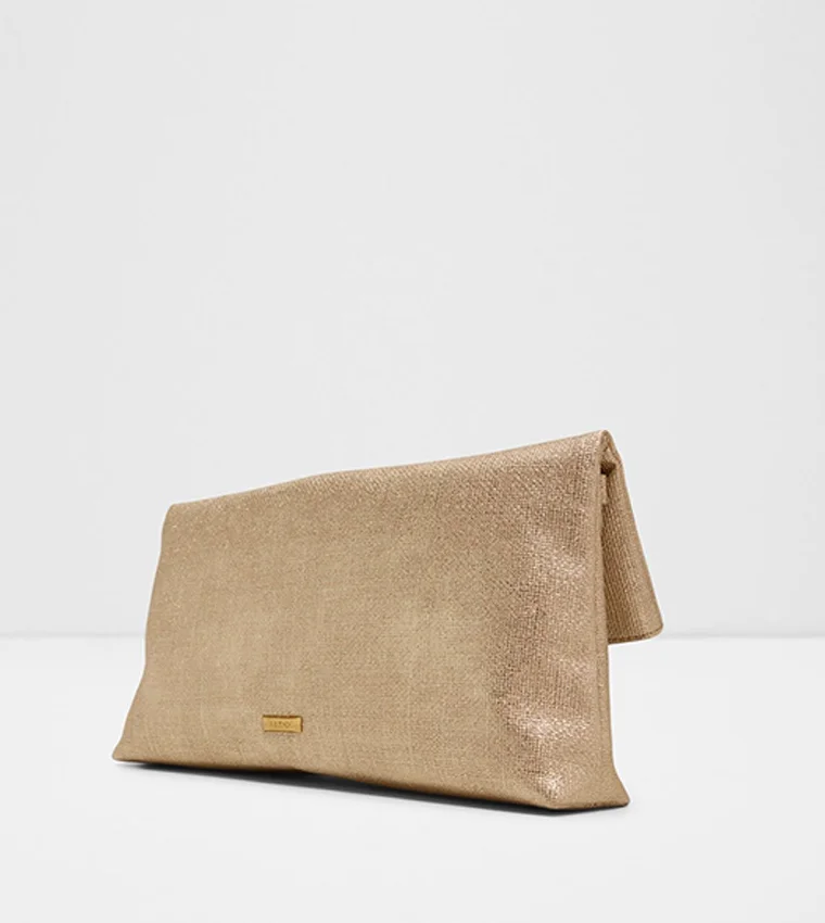 الدو LUSTRABAG Metallic Flap Clutch