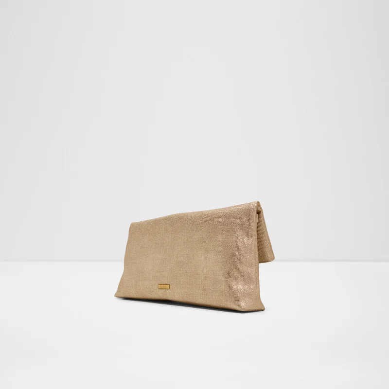 ALDO LUSTRABAG Metallic Flap Clutch