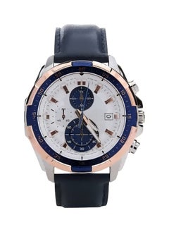 Maserati Men's Traguardo Chronograph White Dial Leather Watch R8871612014-45mm 