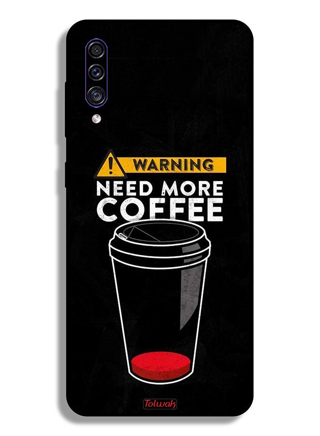 Tolwak Samsung Galaxy A50 Protective Case Cover Need More Coffee - Image 1