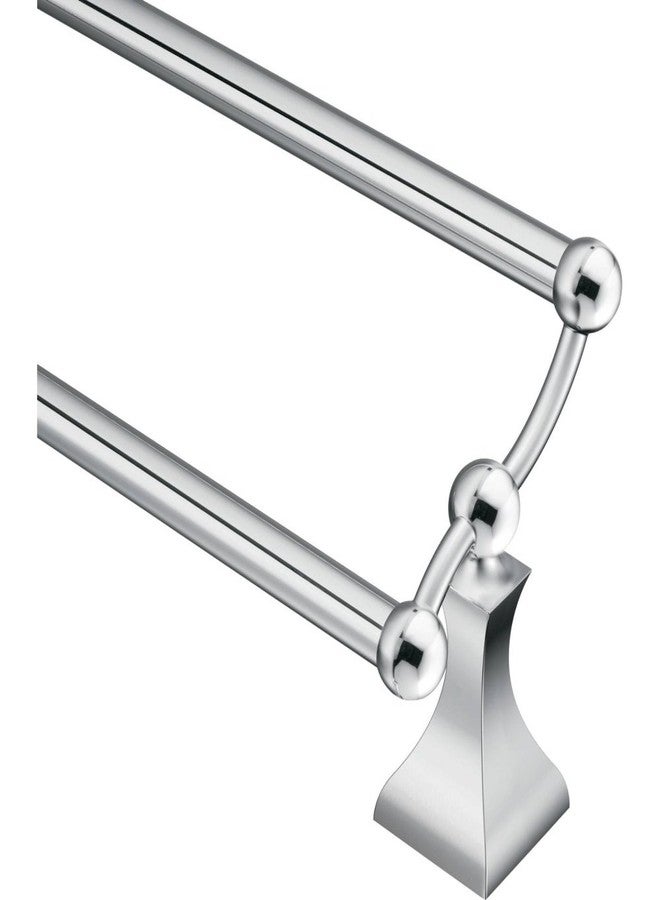 Moen DN8322CH Retreat 24-Inch Double Towel Bar, Chrome - Image 1